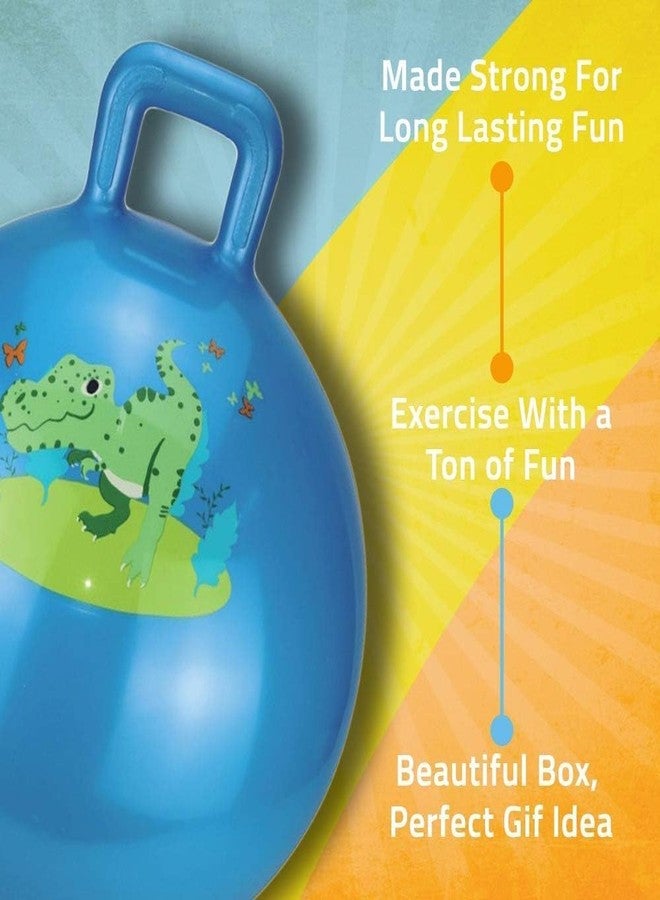 Mokshith Space Hopper Ball with Air Pump for Ages 10-12, Hop Ball, Kangaroo Bouncer, Hoppity Hopping Ball (65 cm) (MO-1) - Image 5